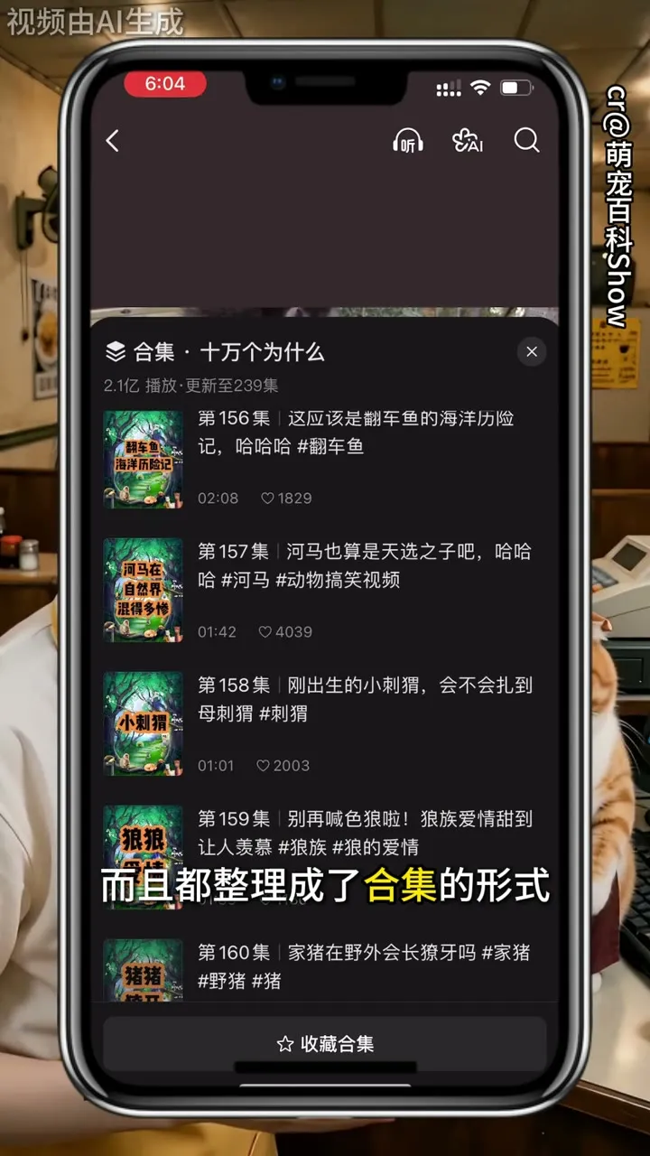 62 秒,署名变成 cr@萌宠百科Show